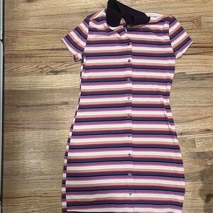 Wild Fable Multicolor Striped Mini Dress